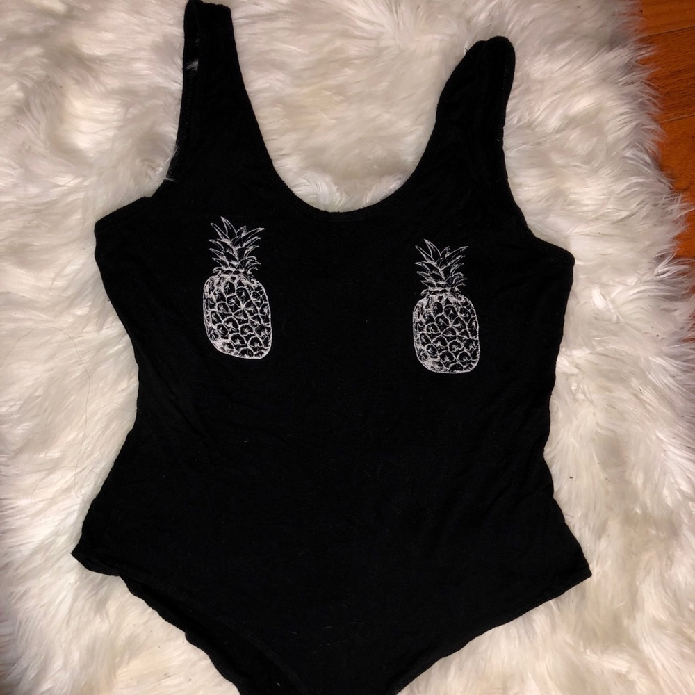 Pineapple bodysuit